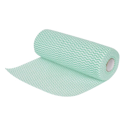 Jantex Non Woven Cloths Green (Roll of 100 Sheets) (Pack of 100) • PAS-CS807