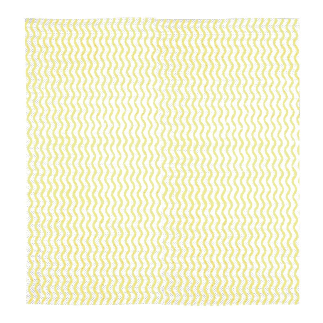 Jantex Non Woven Cloths Yellow (Roll of 100 Sheets) (Pack of 100) • PAS-CS808