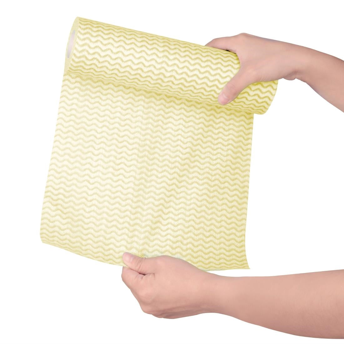 Jantex Non Woven Cloths Yellow (Roll of 100 Sheets) (Pack of 100) • PAS-CS808