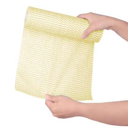Jantex Non Woven Cloths Yellow (Roll of 100 Sheets) (Pack of 100) • PAS-CS808