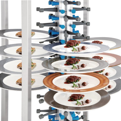 Vogue Mobile Plate Rack 84 Plates • PAS-GK978