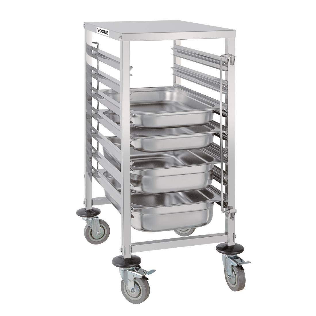 Vogue Gastronorm Racking Trolley 7 Level • PAS-GG498