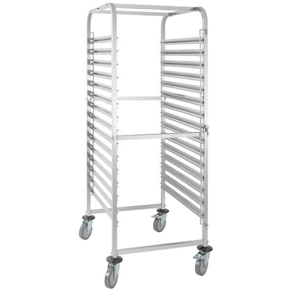 Vogue Gastronorm Racking Trolley 15 Level • PAS-GG499