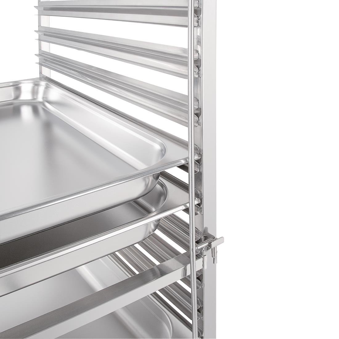 Vogue Gastronorm Racking Trolley 15 Level • PAS-GG499