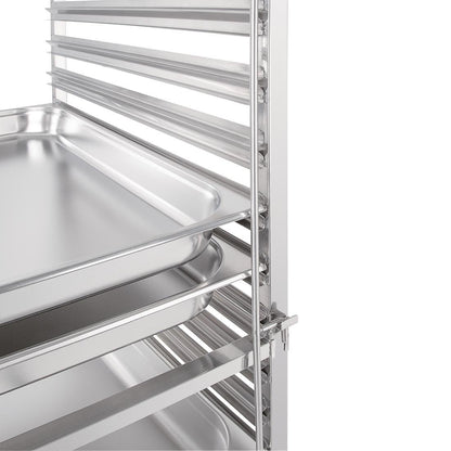Vogue Gastronorm Racking Trolley 15 Level • PAS-GG499