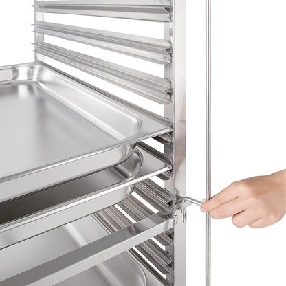 Vogue Gastronorm Racking Trolley 15 Level • PAS-GG499