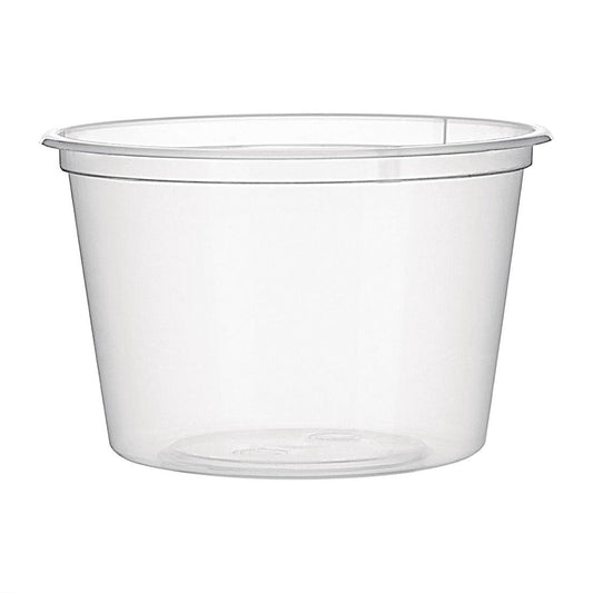 Fiesta Recyclable Plastic Microwavable Deli Pot 100ml / 3.5oz (Pack of 100) • PAS-CT286