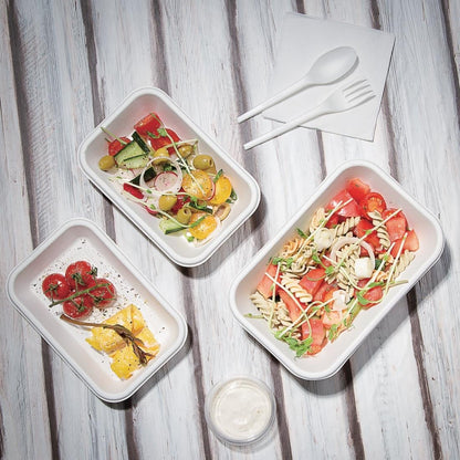 Fiesta Compostable Bagasse Food Trays (Pack of 50) • PAS-P_FC528