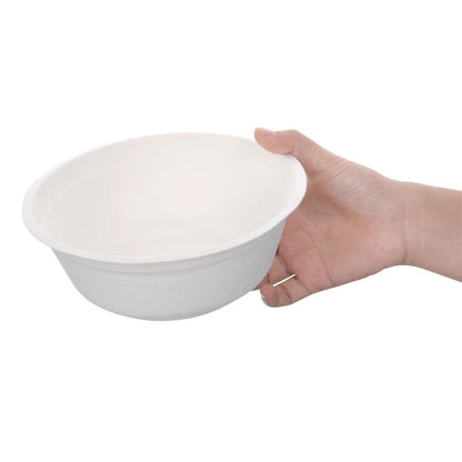 Fiesta Compostable Bagasse Bowls Round 950ml (Pack of 50) • PAS-FC511