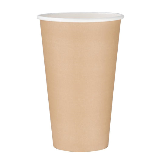 Fiesta Recyclable Hot Cup Single Wall Kraft 455ml (50 Pack) (Pack Quantity: 50) • PAS-GF035