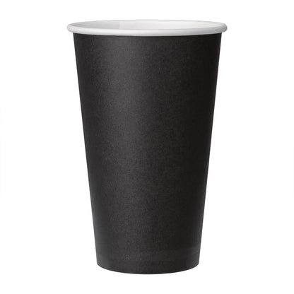 Fiesta Recyclable Hot Cup Single Wall Black 455ml (50 Pack) (Pack Quantity: 50) • PAS-GF045