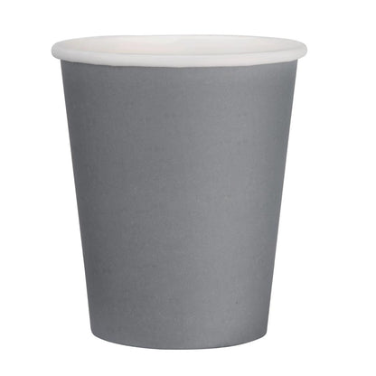 Fiesta Recyclable Hot Cup Single Wall Charcoal 225ml (1000 Pack) (Pack of 1000) • PAS-GP415