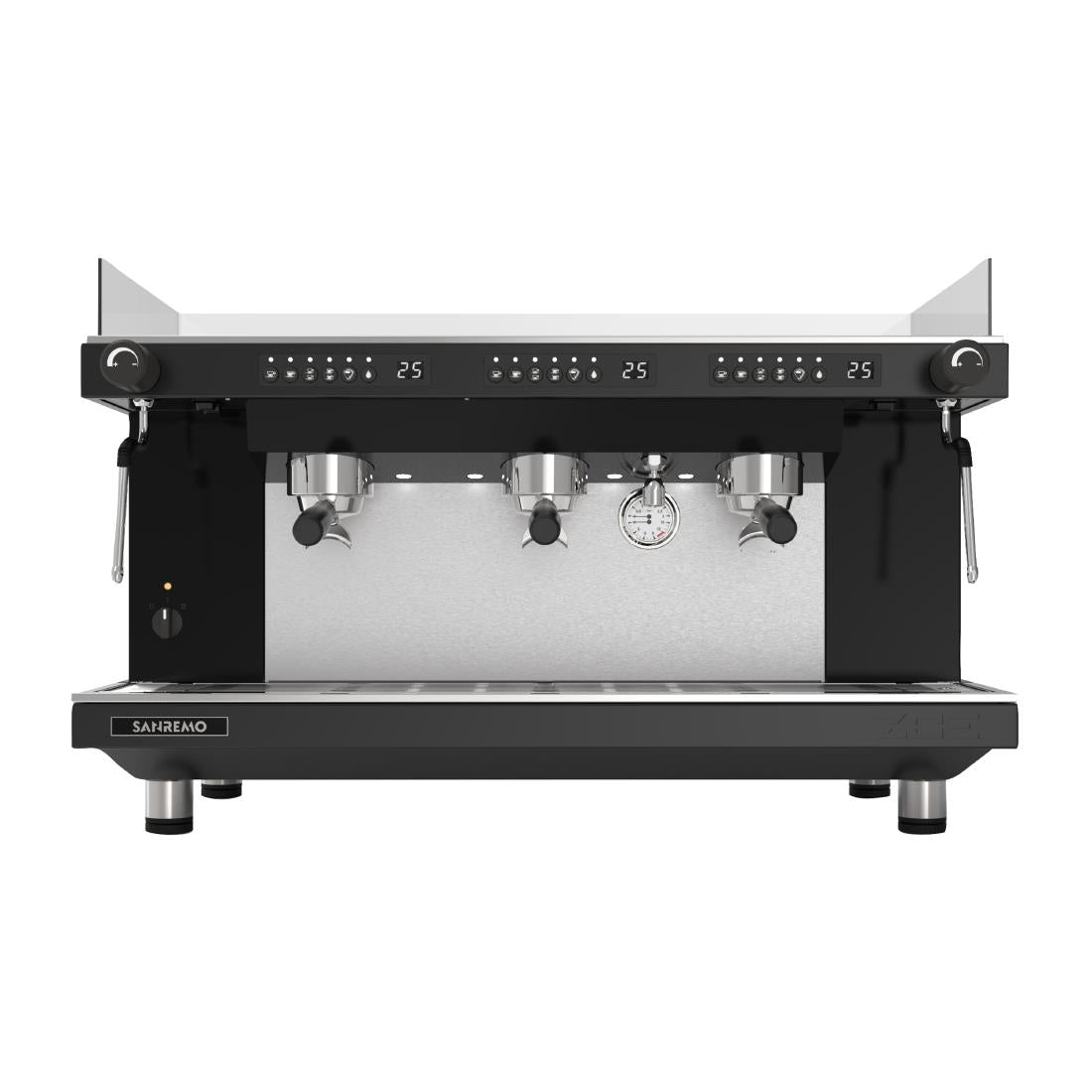 Sanremo ZOE Competition Coffee Machine 3 group Tall - Black Frame • PAS-FA524
