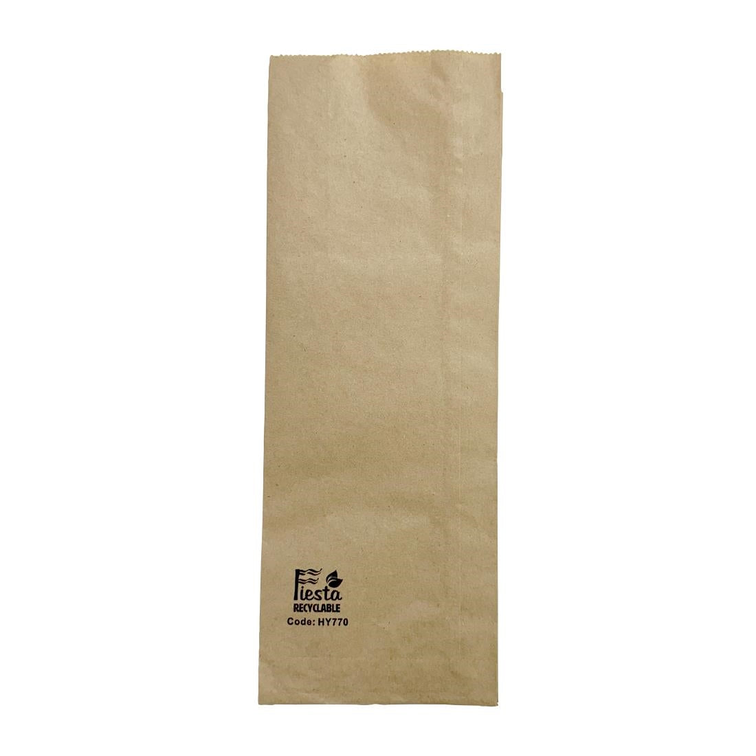 Fiesta Recyclable Baguette/Panini Paper Bags 300x110x60mm (1000 Pack) (300(L)x110(W)x60(D)mm | Pack quantity: 1000 | Paper weight: 40gsm) • PAS-HY770