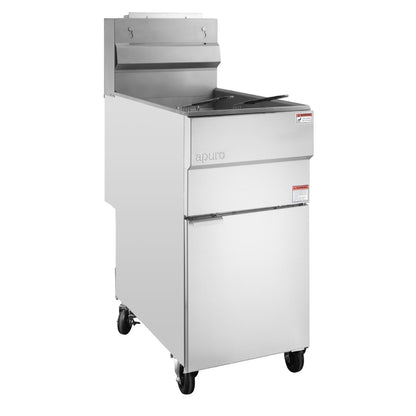 Apuro Twin Basket Single Tank Gas Fryer • PAS-P_JB834-A