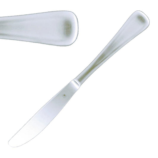 Tablekraft Elite Table Knife Satin Finish Stainless Steel 18/10 (12 Pack) • PAS-GB463
