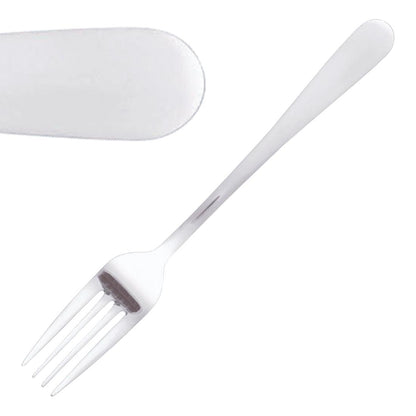 Tablekraft Luxor Dessert Fork Stainless Steel 18/0 (12 Pack) (18/0 Stainless Steel. Pack quantity: 12) • PAS-DL608