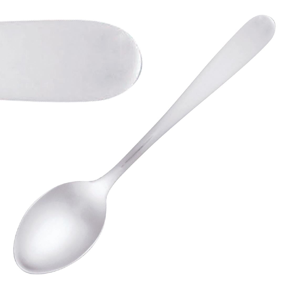 Tablekraft Luxor Teaspoon Stainless Steel 18/0 (12 Pack) (18/0 Stainless Steel. Pack quantity: 12) • PAS-DL612