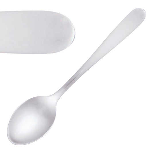 Tablekraft Luxor Teaspoon Stainless Steel 18/0 (12 Pack) (18/0 Stainless Steel. Pack quantity: 12) • PAS-DL612