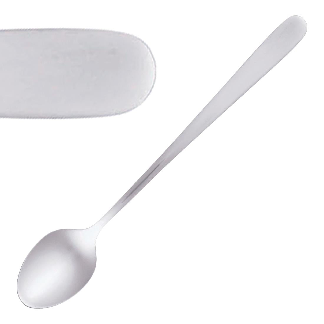 Tablekraft Luxor Soda Spoon Stainless Steel 18/0 (12 Pack) (18/0 Stainless Steel | Pack quantity: 12) • PAS-DL613