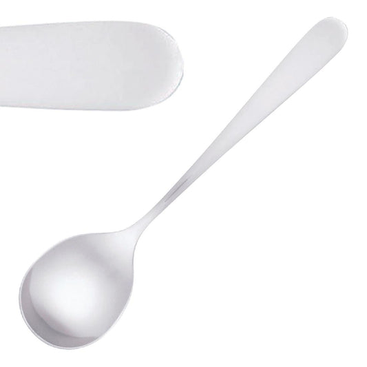 Tablekraft Luxor Fruit Spoon (12 Pack) (18/0 Stainless Steel. Pack quantity: 12) • PAS-DL619