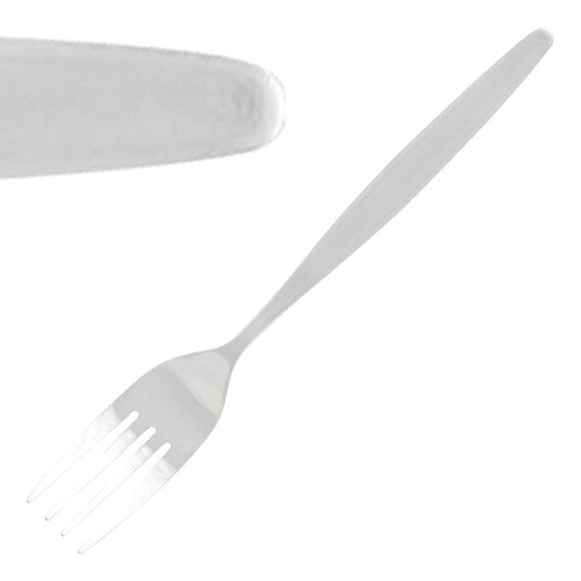 Tablekraft Atlantis Dessert Fork Stainless Steel 18/0 (12 Pack) (18/0 Stainless Steel. Pack quantity: 12) • PAS-DL596