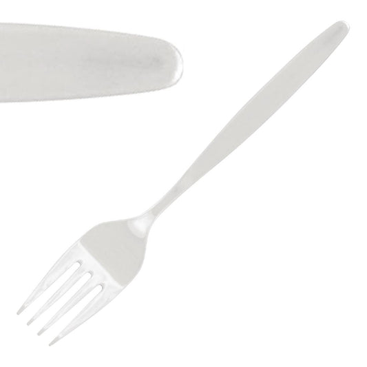 Tablekraft Atlantis Fruit Fork (18/0 Stainless Steel. Pack quantity: 12) • PAS-DL603