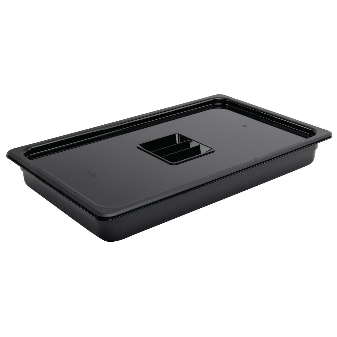 Vogue Black Polycarbonate - GN 1/1 65mm • PAS-U454