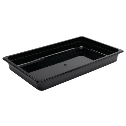Vogue Black Polycarbonate - GN 1/1 65mm • PAS-U454