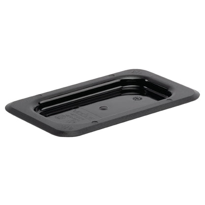 Vogue Black Polycarbonate 1/9 Gastronorm Tray Lid • PAS-U479