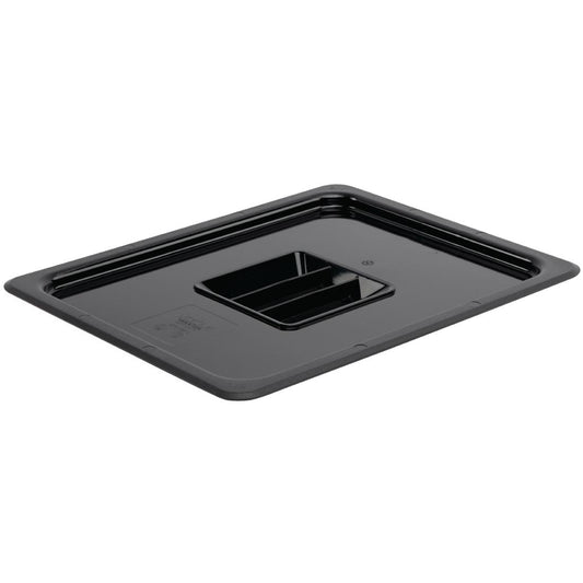 Vogue Polycarbonate 1/2 Gastronorm Black Lid • PAS-U475