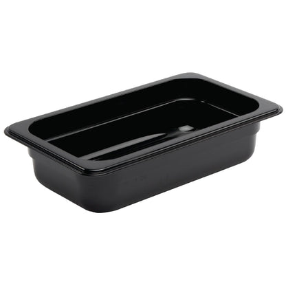 Vogue Black Polycarbonate - GN 1/4 65mm • PAS-U466