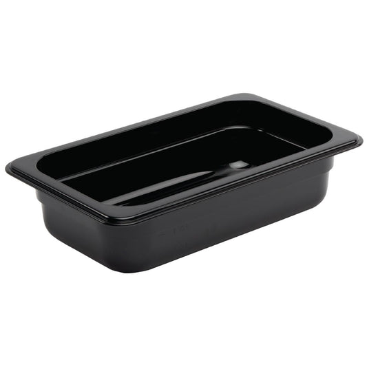Vogue Black Polycarbonate - GN 1/4 65mm • PAS-U466