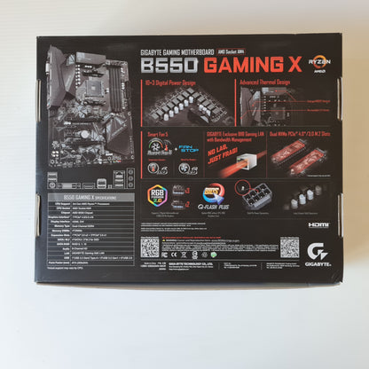 Gigabyte GA-B550-GAMING-X AM4 ATX motherboard • PMA-B550 GAMING X