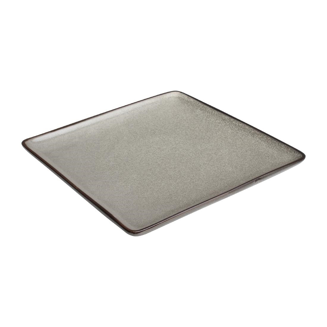 Olympia Mineral Square Plate - 268mm 10 1/2" (4 Pack) • PAS-DF173