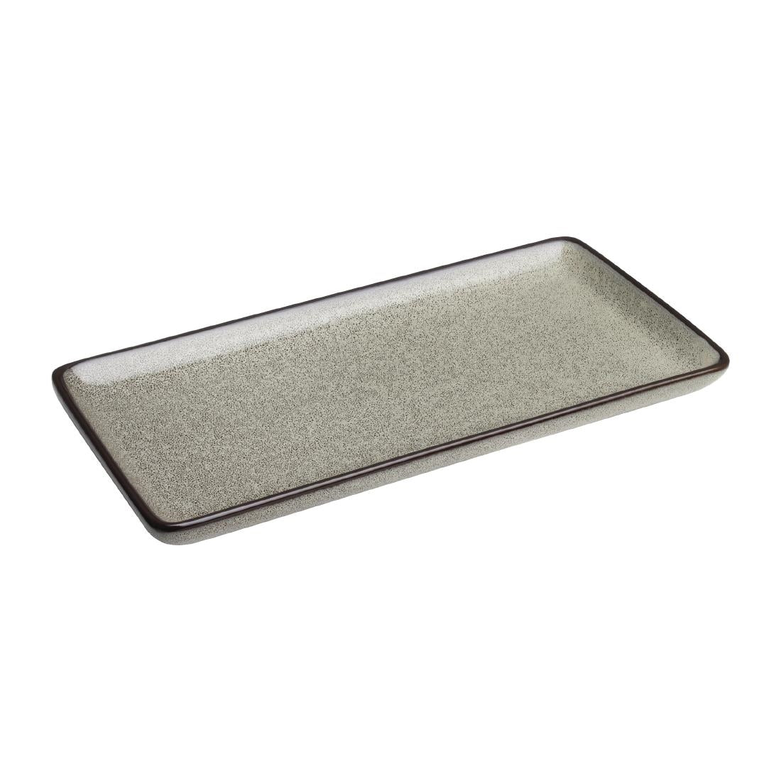 Olympia Mineral Rectangular Plate - 228x118mm 9x 4 1/2" (6 Pack) • PAS-DF174