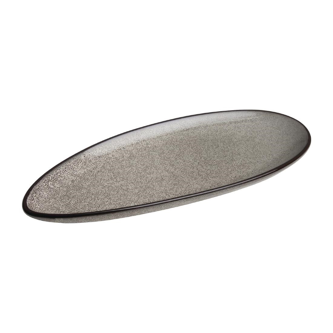 Olympia Mineral Leaf Plate - 255x118mm 10x 4 1/2" (6 Pack) • PAS-DF180