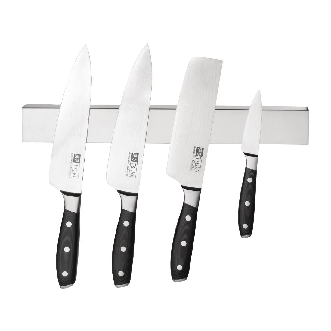 Vogue Stainless Steel Magnetic Knife Rack 360mm • PAS-CP119
