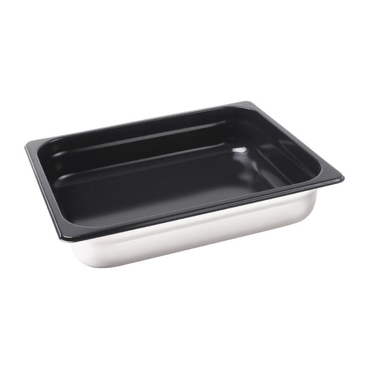 Vogue Stainless Steel Non-Stick 1/2 Gastronorm Tray 65mm • PAS-CS756