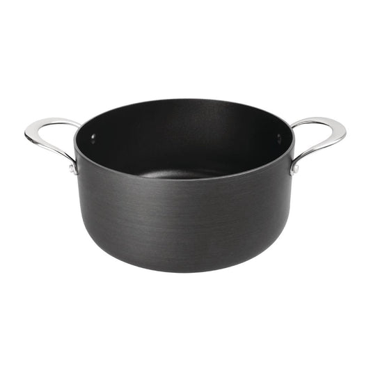Vogue Anodised Aluminium Non-Stick Casserole Pan 240mm • PAS-CN950