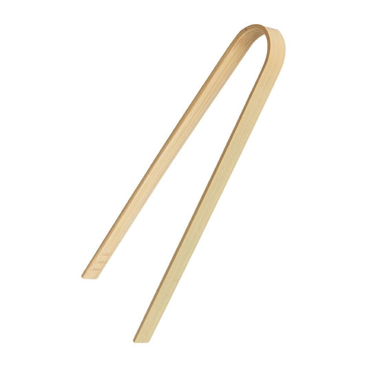 Fiesta Compostable Mini Bamboo Tongs (Pack of 50) • PAS-DK391