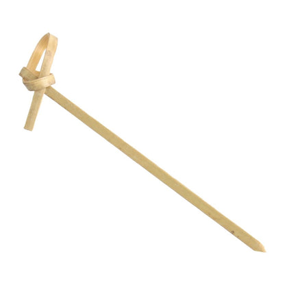 Fiesta Compostable Biodegradable Bamboo Looped Skewers 90mm (100 Pack) (Pack of 100) • PAS-DK396