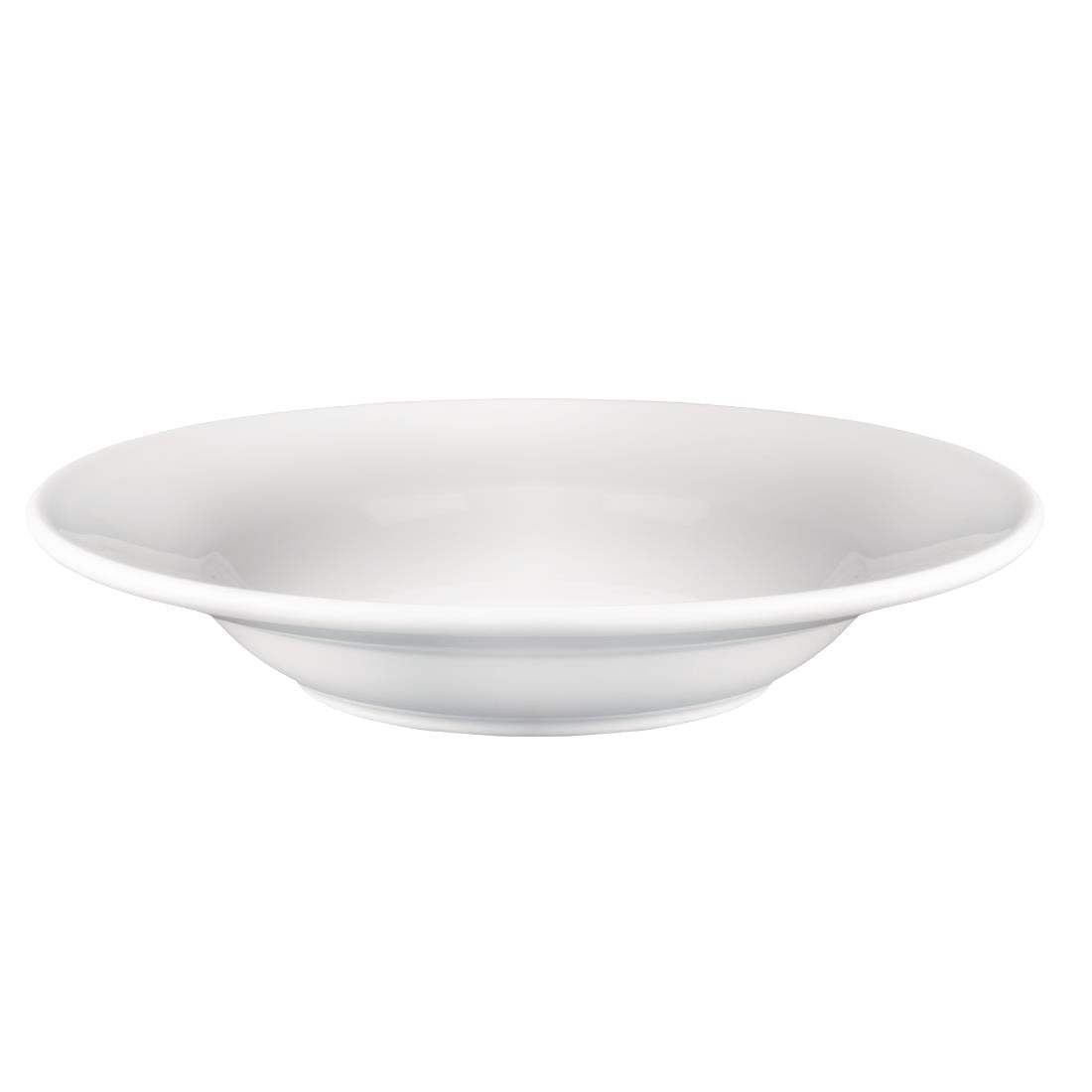 Olympia Athena Rimmed Soup & Pasta Bowls 228mm 210ml (6 Pack) (228mm.  Pack quantity: 6) • PAS-CC214
