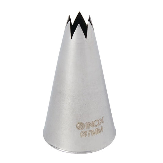 Schneider Stainless Steel Star Nozzle 7mm • PAS-GT119