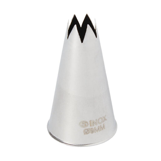 Schneider Stainless Steel Star Nozzle 9mm • PAS-GT120