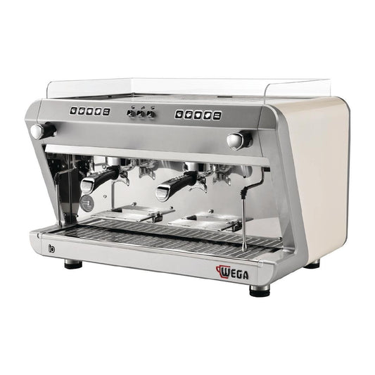 Wega IO Evd 2 Group White Coffee Machine • PAS-GT207