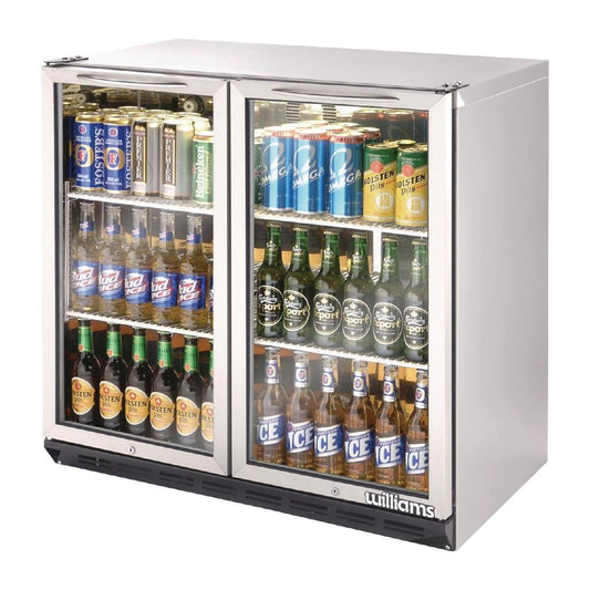 Williams Bottle Cooler Two Door BC2SS-80 Stainless Steel 800mm High - 185Ltr (Di • PAS-GT607