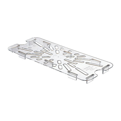 Cambro Polycarbonate Gastronorm Drain Shelf - 1/3 - Clear • PAS-DM712