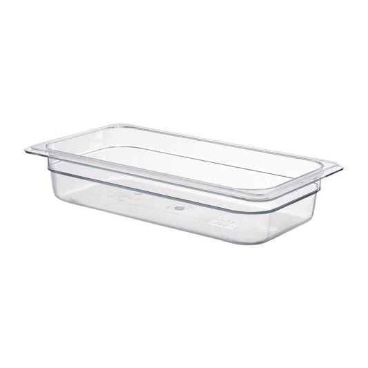 Cambro Polycarbonate Gastronorm - 1/3 65mm - Clear • PAS-DM737