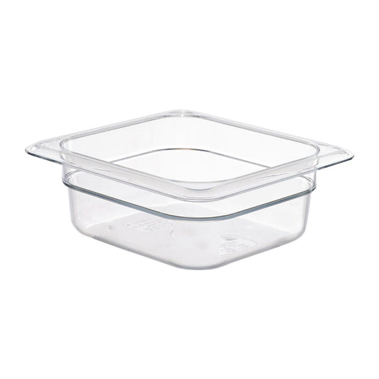 Cambro Polycarbonate Gastronorm - 1/6 65mm - Clear • PAS-DM754